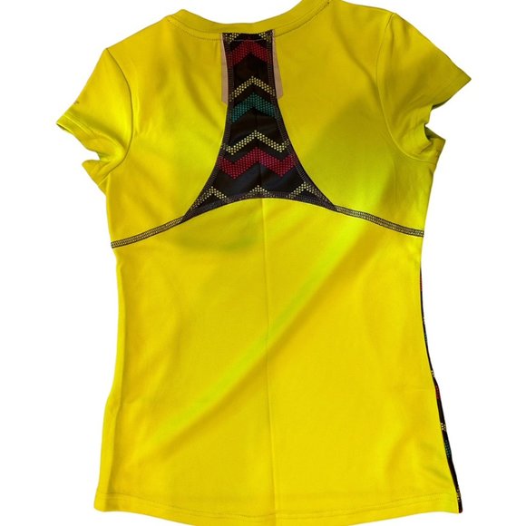 Xhilaration Sports Shortsleeve Tee, Yellow, Large Kids, Like New - Picture 2 of 7